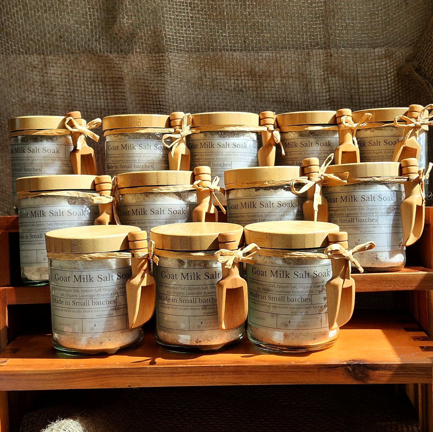 Goat Milk Salt Soak