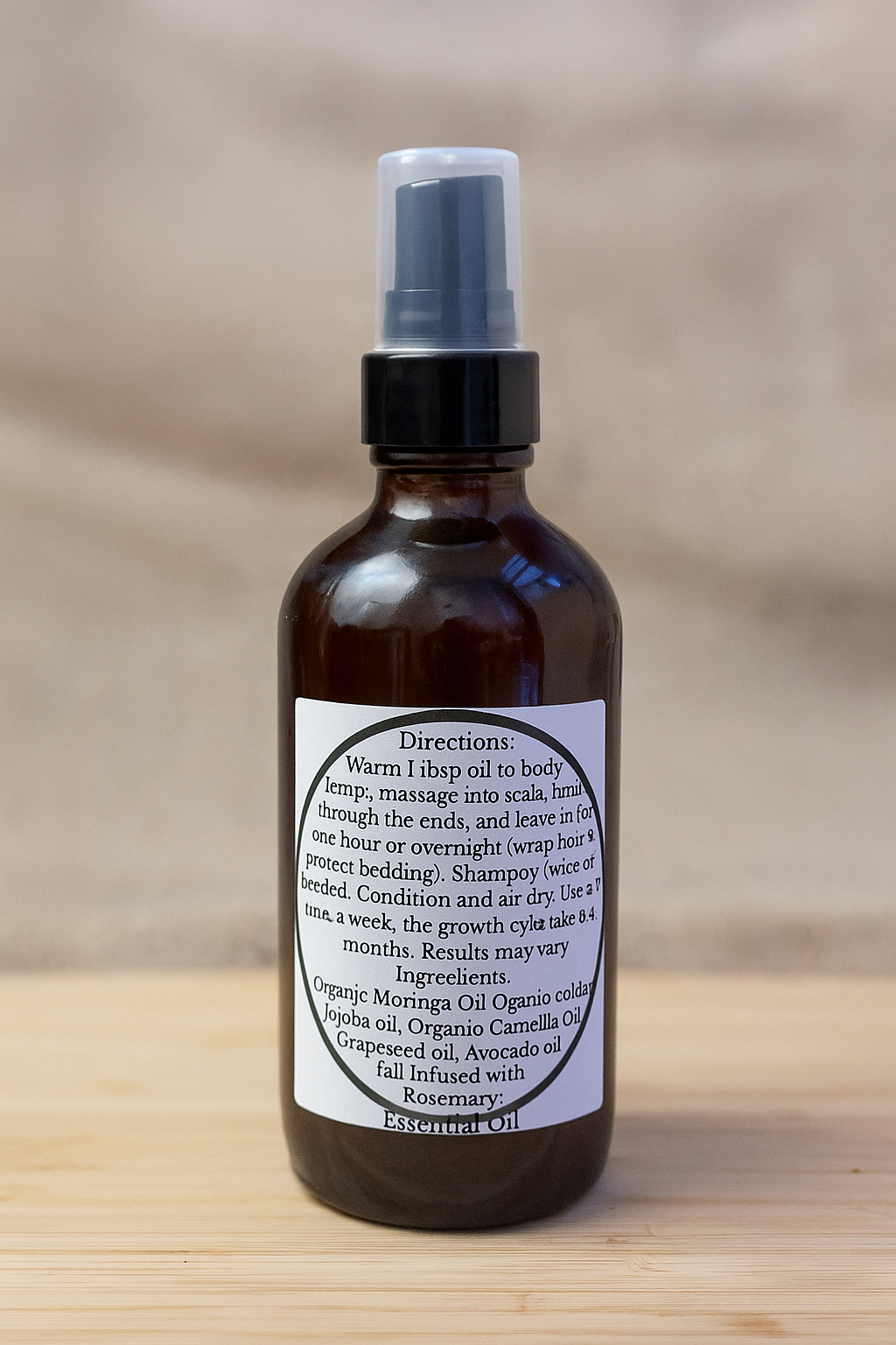 Rosemary Hair Growth Oil – Herbal Scalp Treatment & Hair Nourishment