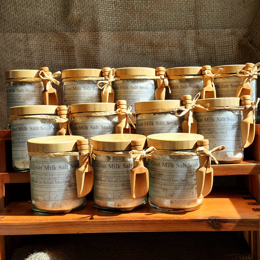 Goat Milk Salt Soak