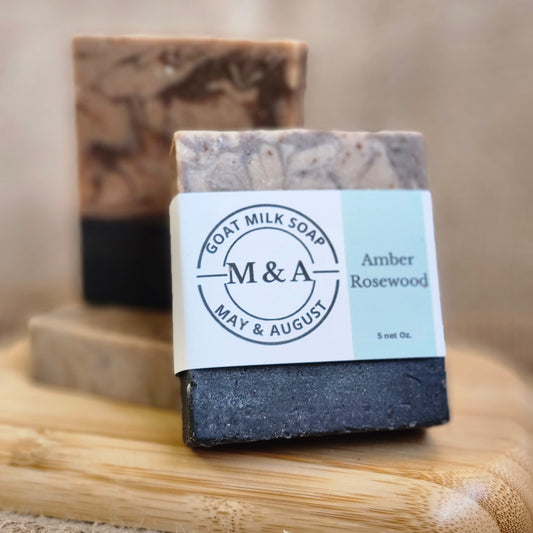 Amber Rosewood Goat Milk Soap
