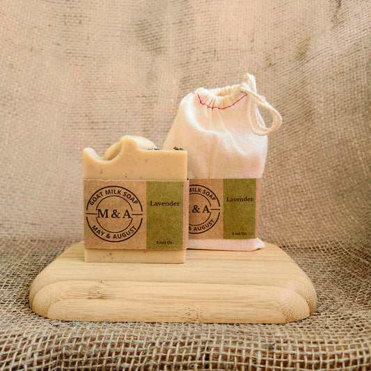 Lavender Goat Milk Soap — May & August