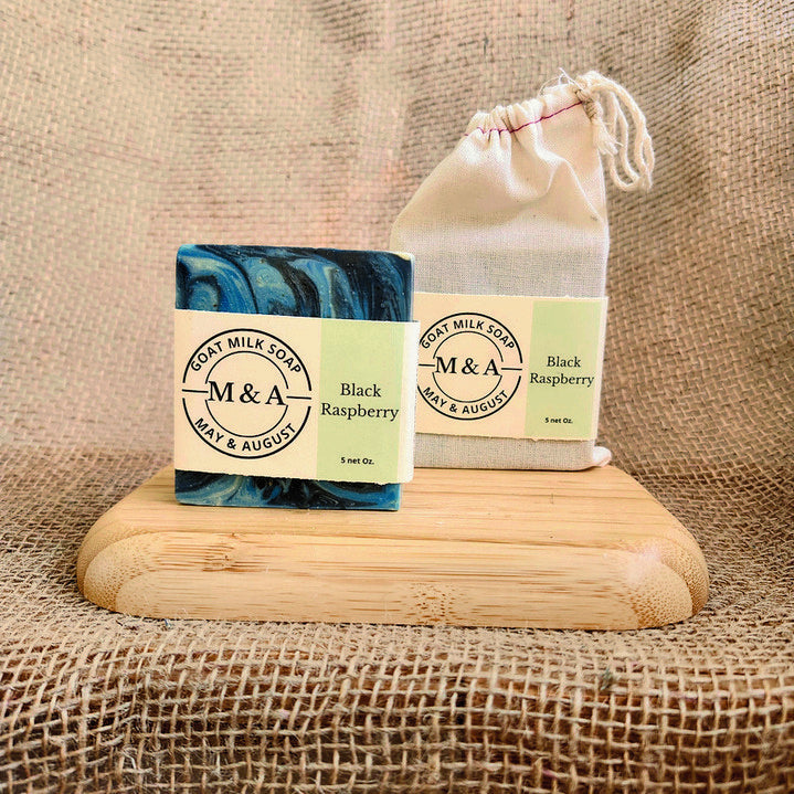 Black Raspberry Goat Milk Soap — May & August